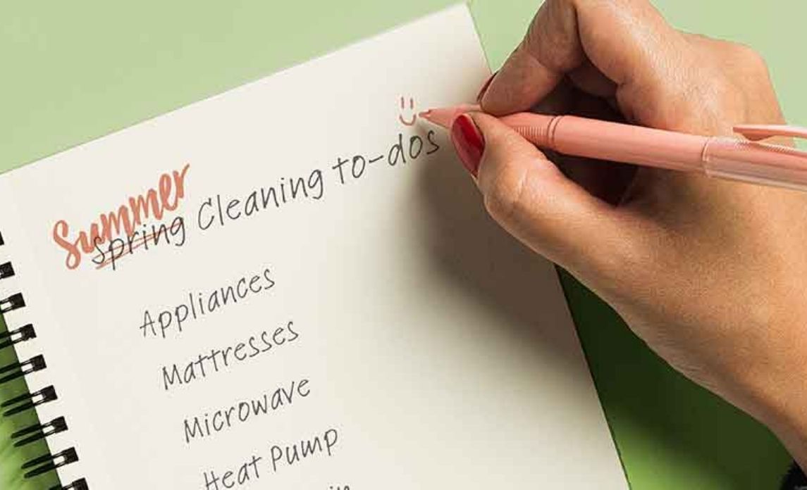 Late spring cleaning