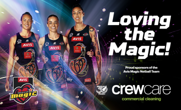 crewcare partners avis magic netball team