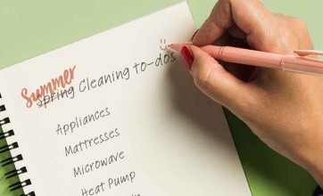 Late spring cleaning