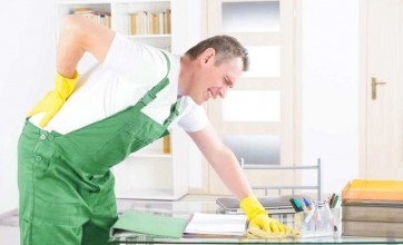 Injuries acquired from cleaning