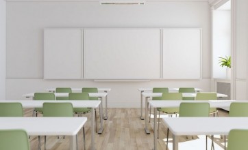 Empty clean classroom